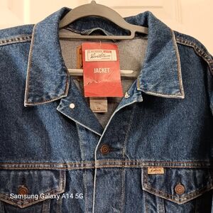 LEVI STRAUSS Men's Denim Trucker Blue Jacket 90s XL - NWT